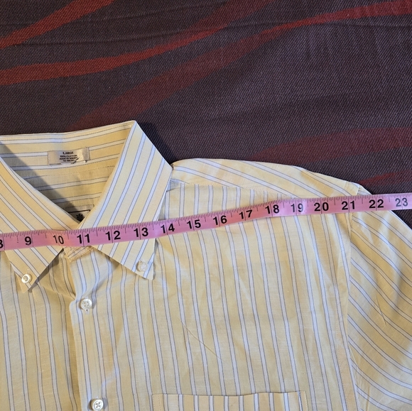 Peter Millar Men  Shirt Size Large Long Slevee 100% Cotton Botton Front - Picture 4 of 10